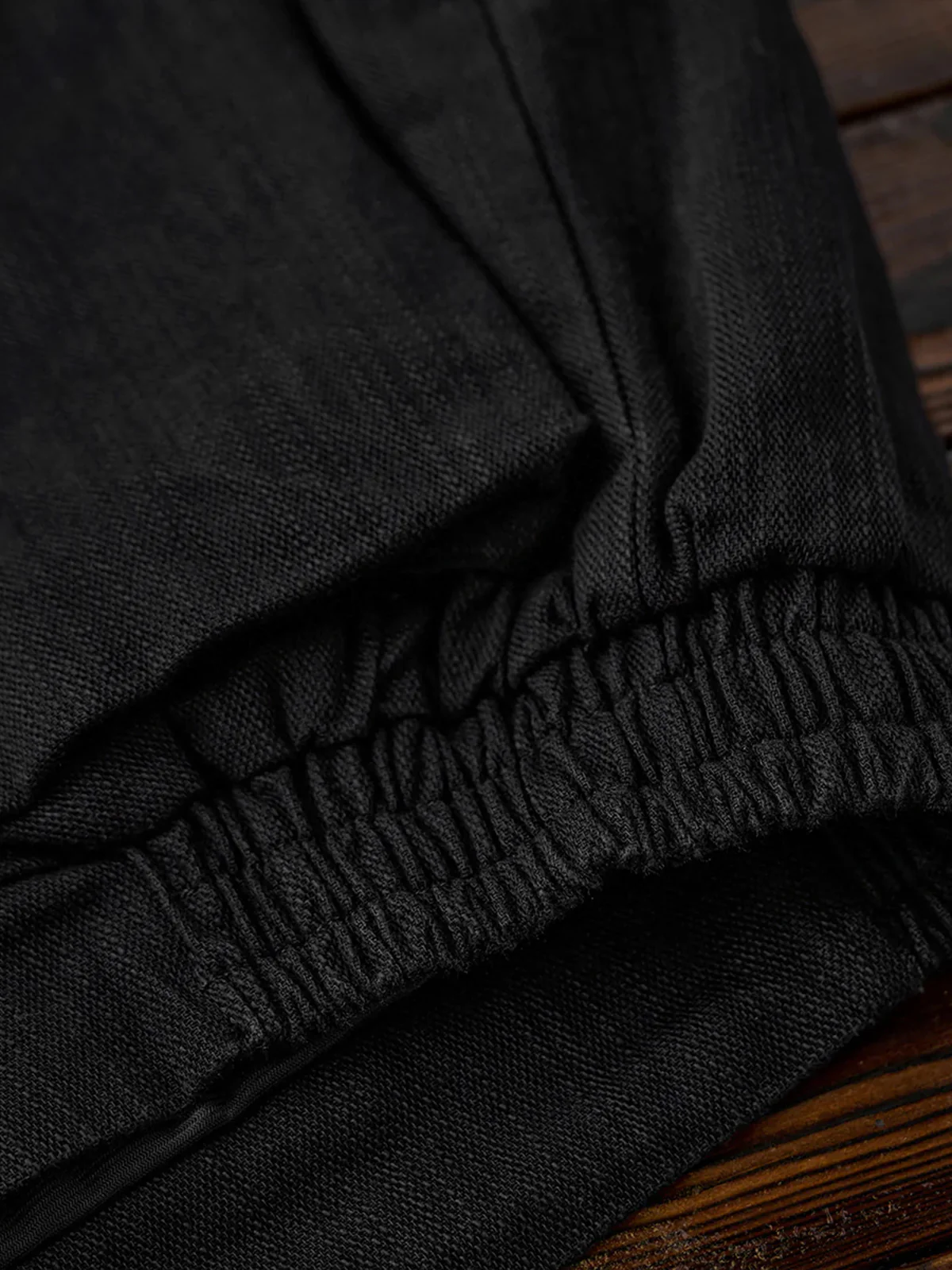 Mixed-Material Hunting Jacket with Leather-Effect Collar - Image 15