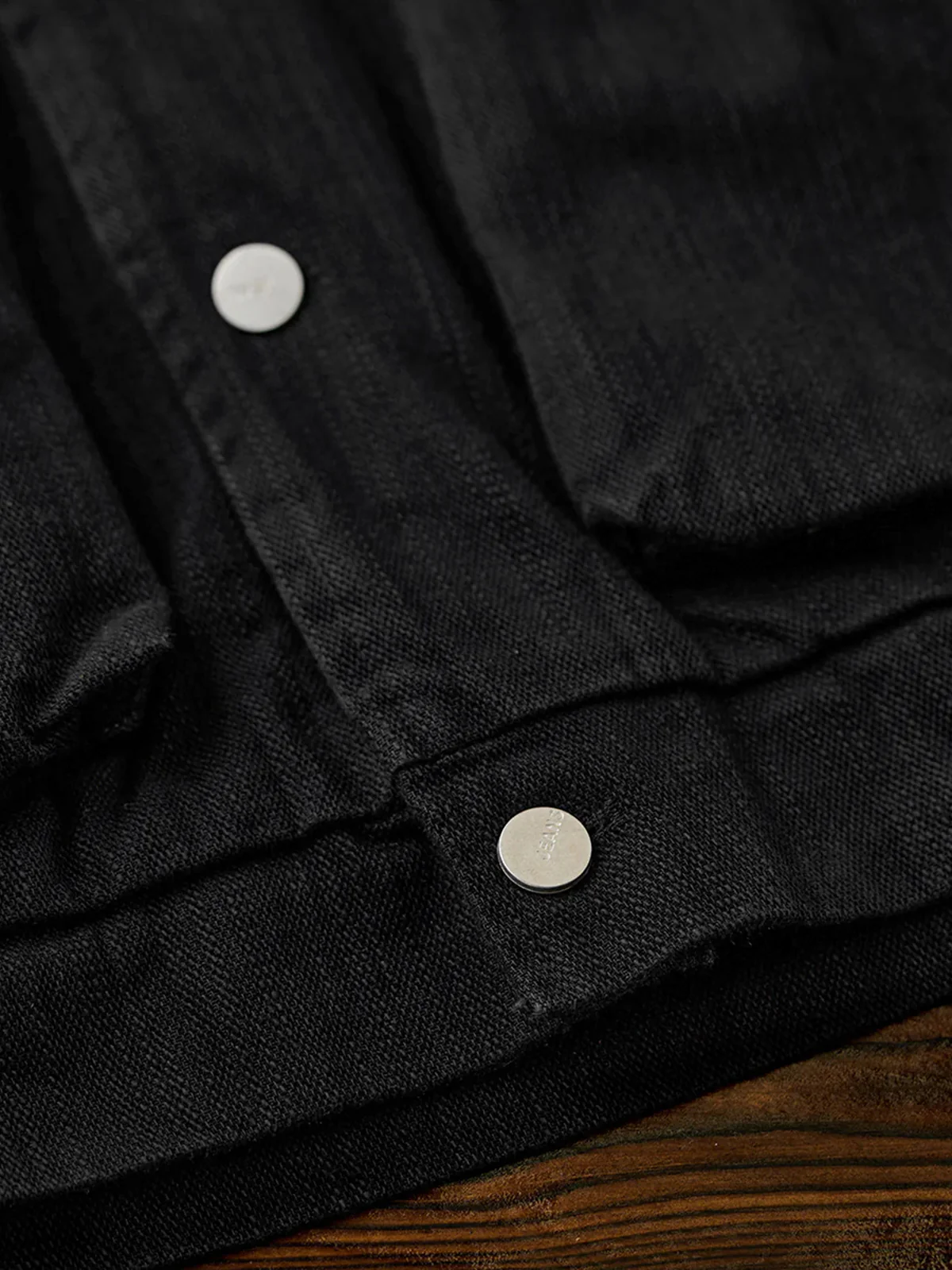 Mixed-Material Hunting Jacket with Leather-Effect Collar - Image 18