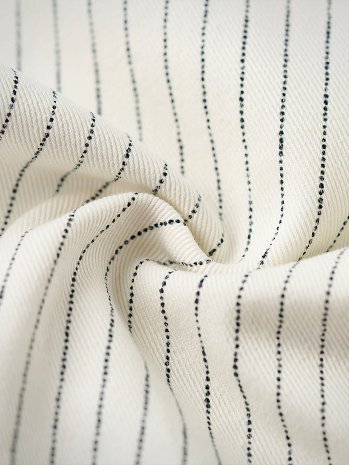 Wabash Stripe White Work Denim Pants - Image 7