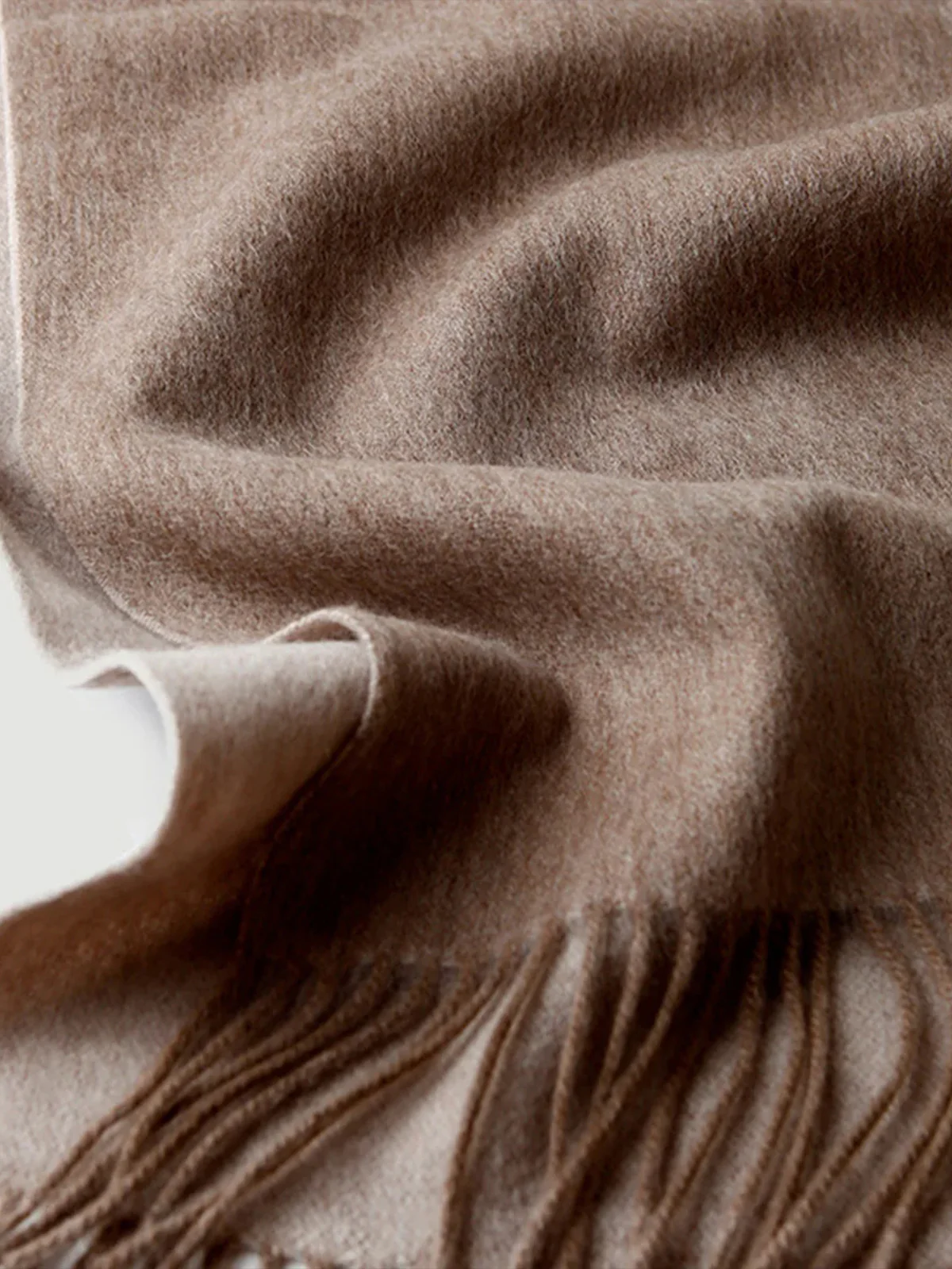 Bicolor Wool Fringe Scarf – 4 Colors - Image 9