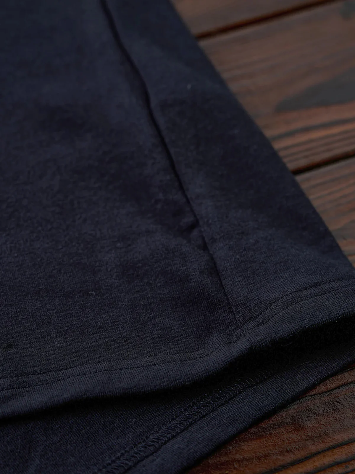 260g Heavyweight Brushed High-Neck Long Sleeve T-Shirt - Image 13