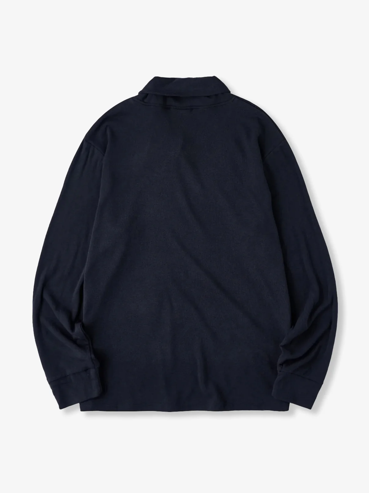 260g Heavyweight Brushed High-Neck Long Sleeve T-Shirt - Image 5