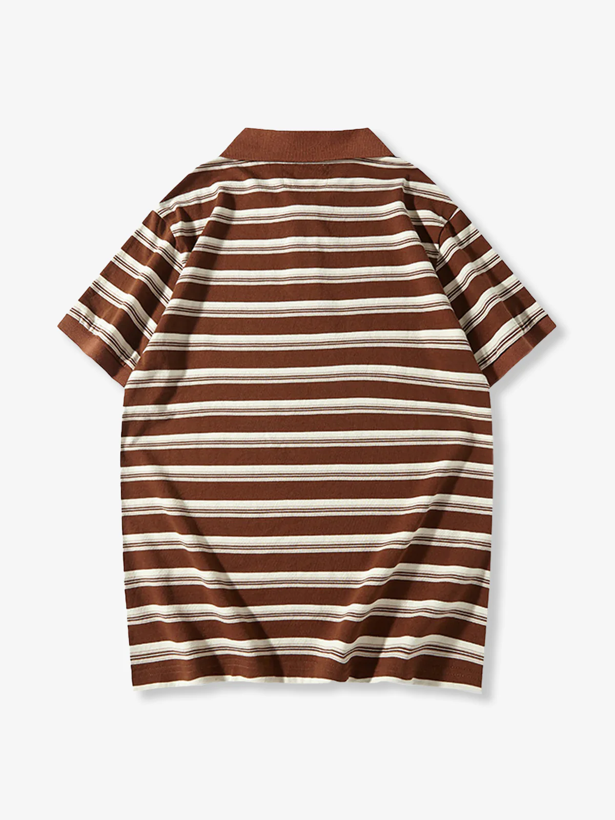 245g Heavyweight Wide-Stripe Polo Shirt (4 Colors) - Image 7