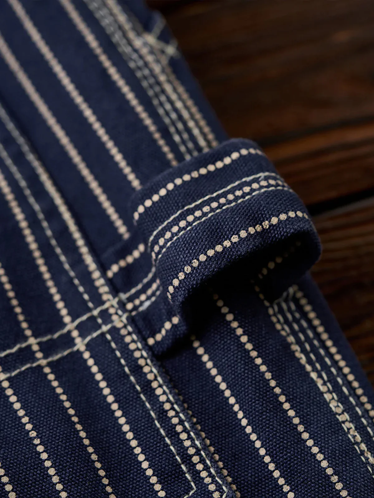 Washed Denim Pants – Wabash Stripe & Solid 3 Colors - Image 14