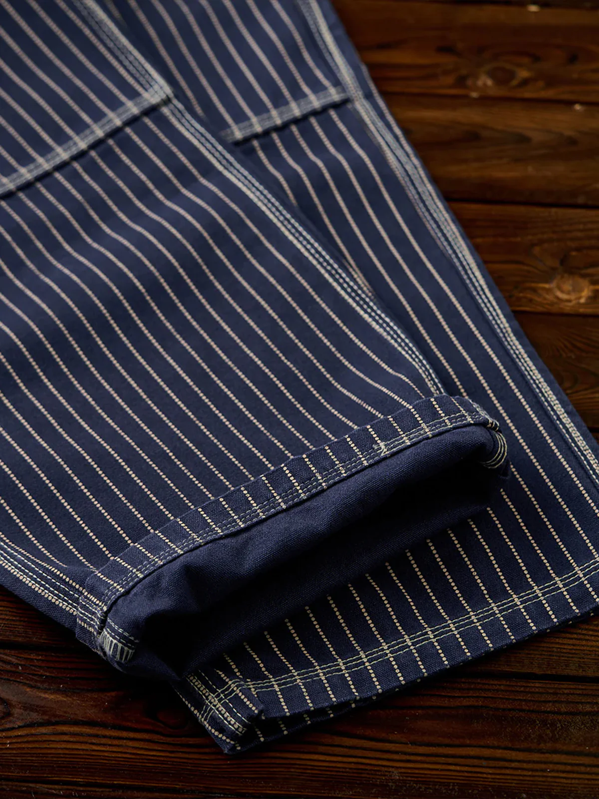 Washed Denim Pants – Wabash Stripe & Solid 3 Colors - Image 18