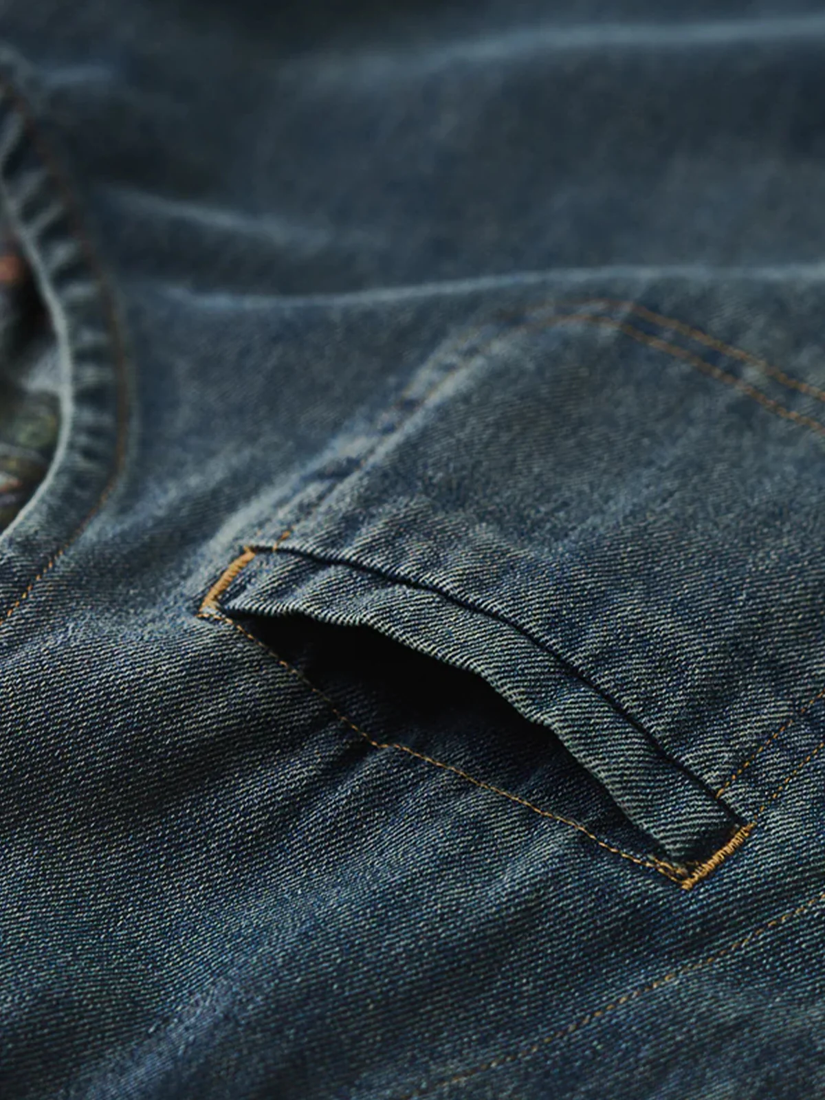 Ethnic Pattern Denim Vest - Image 11