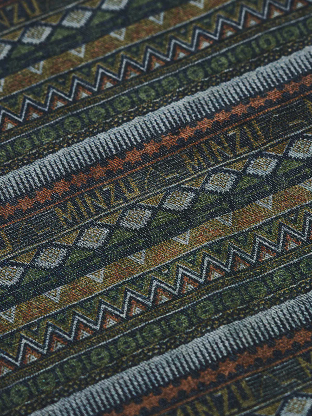 Ethnic Pattern Denim Vest - Image 6