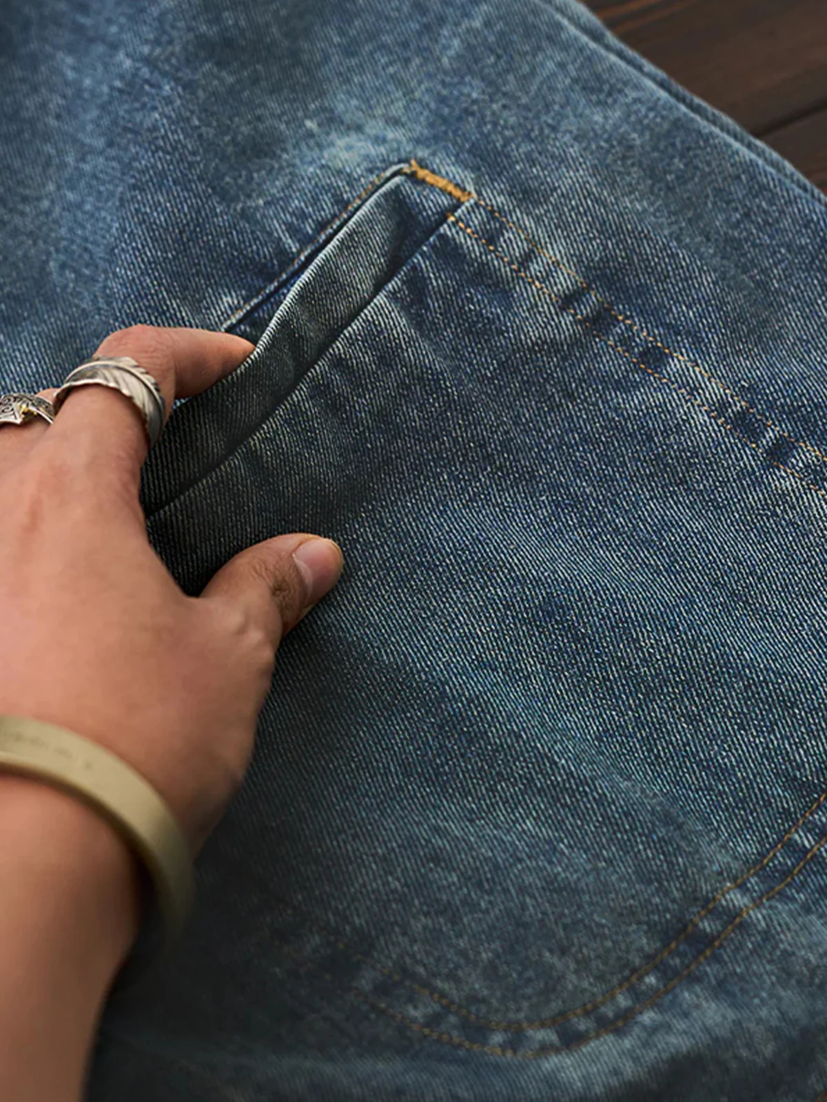 Ethnic Pattern Denim Vest - Image 9