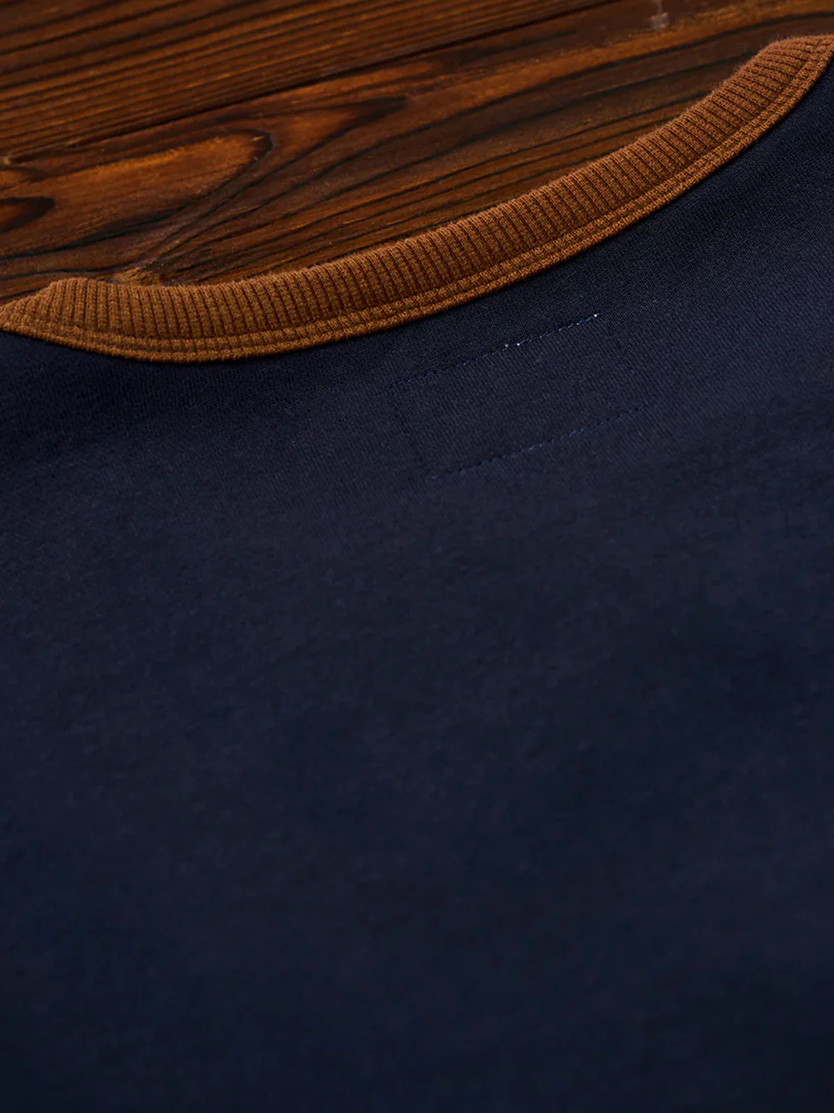 "KaraKu" Embroidery  Elbow Suede Patches Brushed Cotton Sweatshirt - Image 16