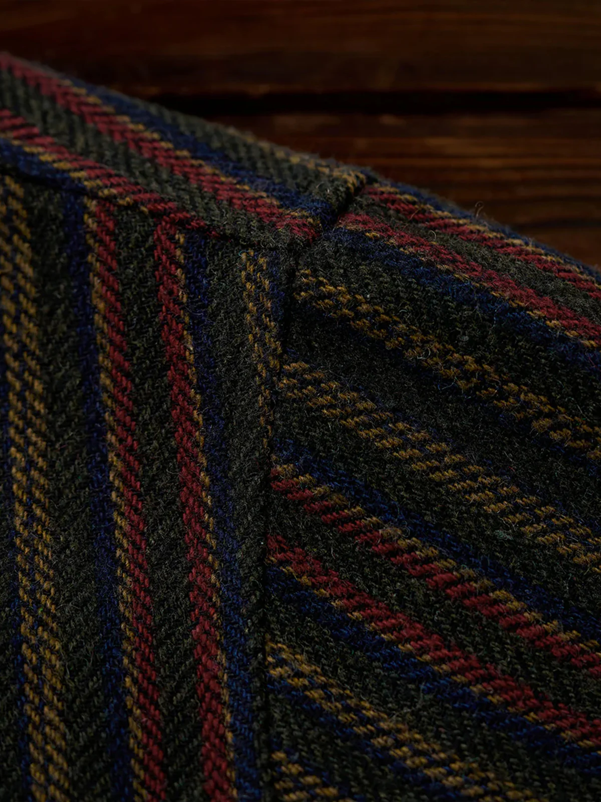 Retro-Style Stripe Jacquard Work Shirt - Image 15