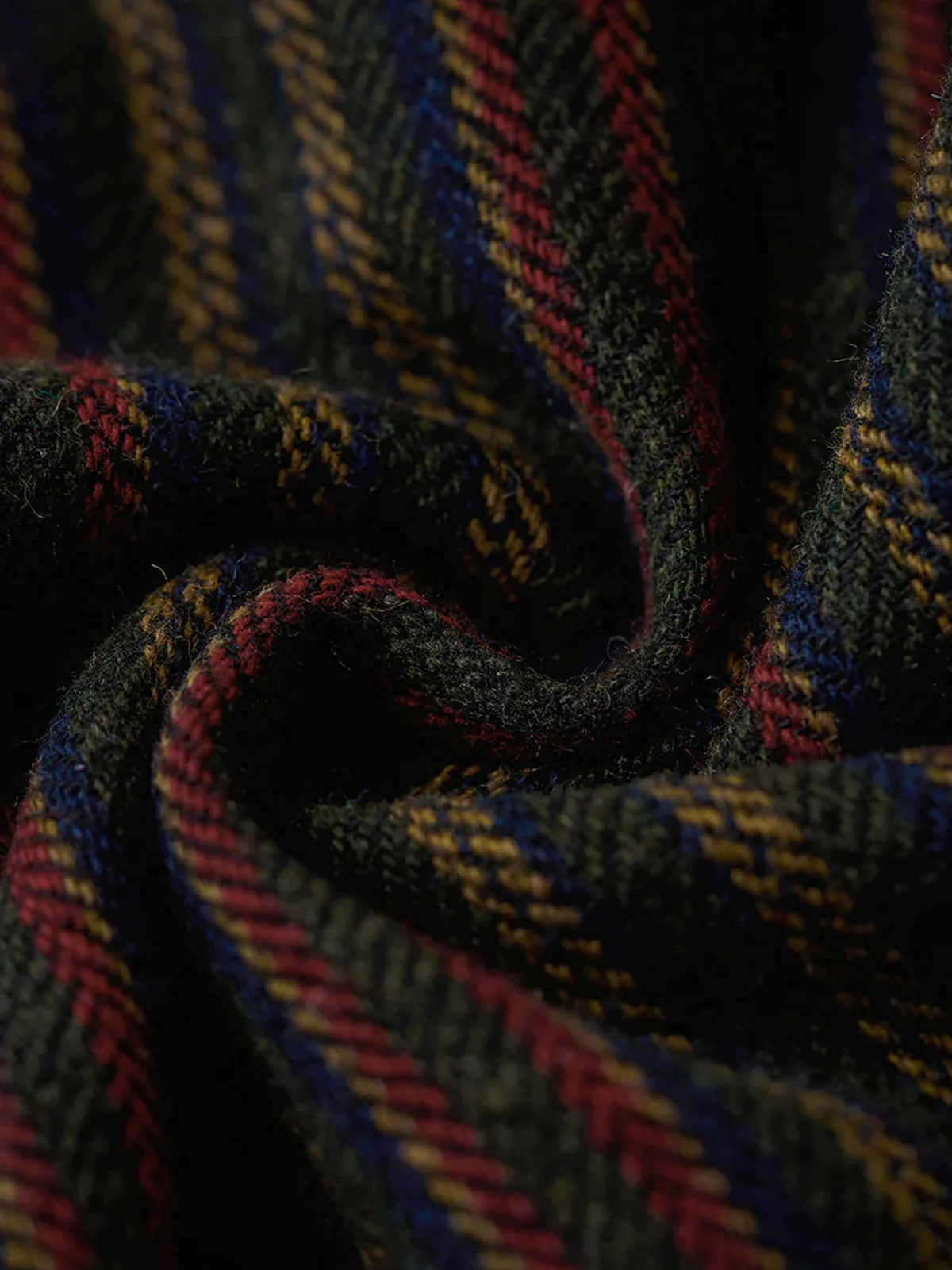 Retro-Style Stripe Jacquard Work Shirt - Image 16