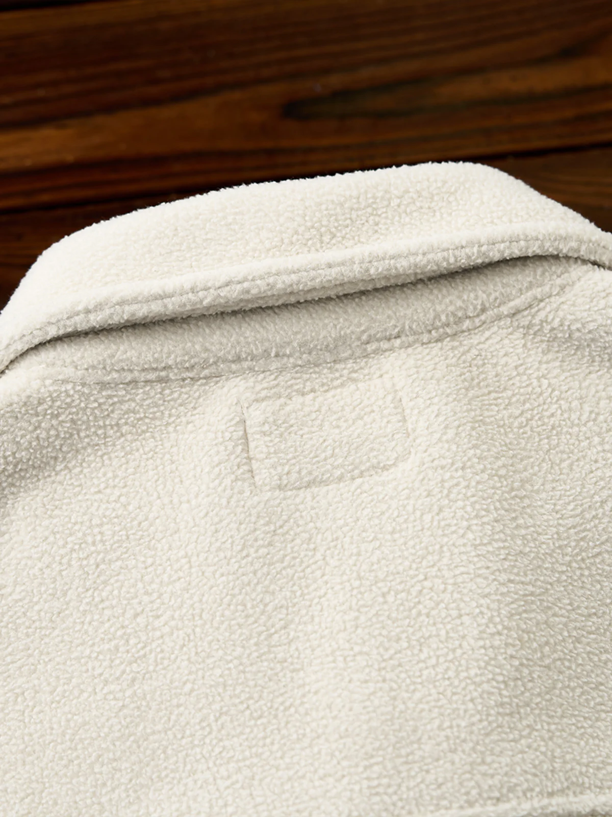 Brushed Fleece Shirt with Turquoise-Style Buttons - Image 10