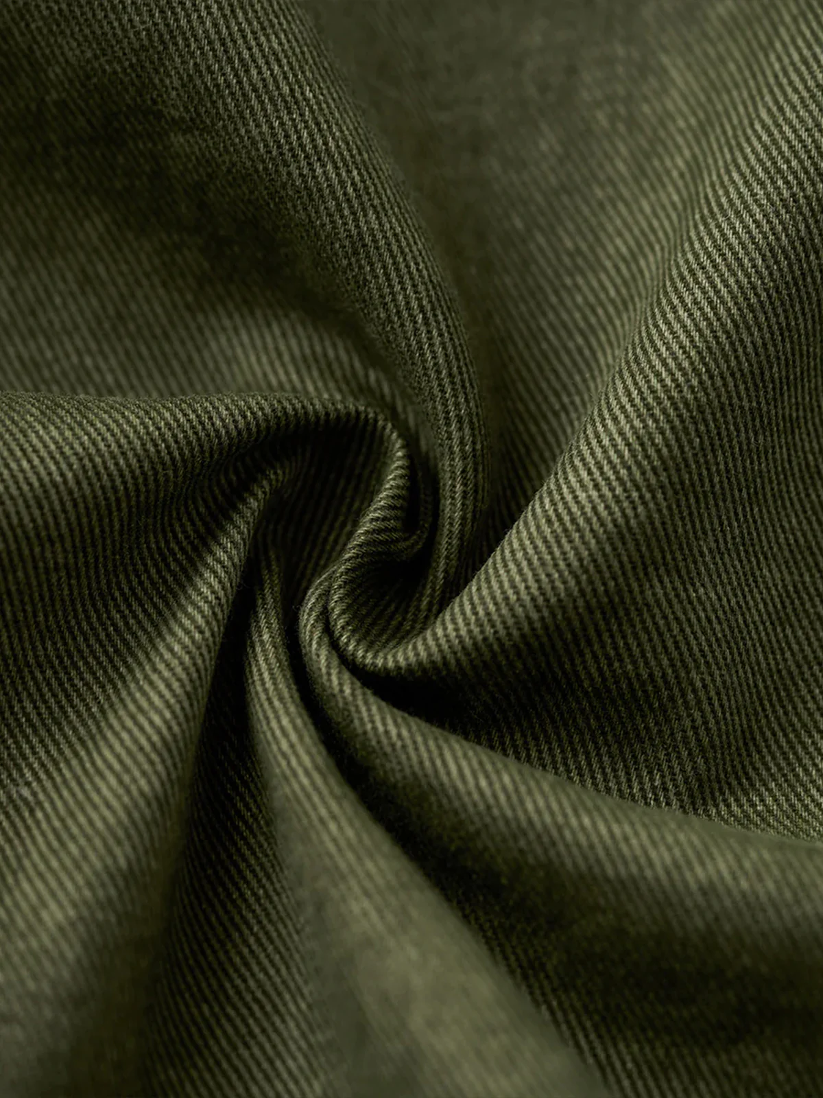 Denim Piping Custom Leather Tag Collarless Jacket - Image 16