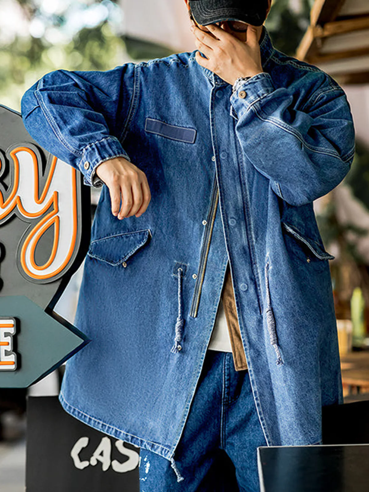 M-65 Modified Denim Fishtail Parker - Image 6