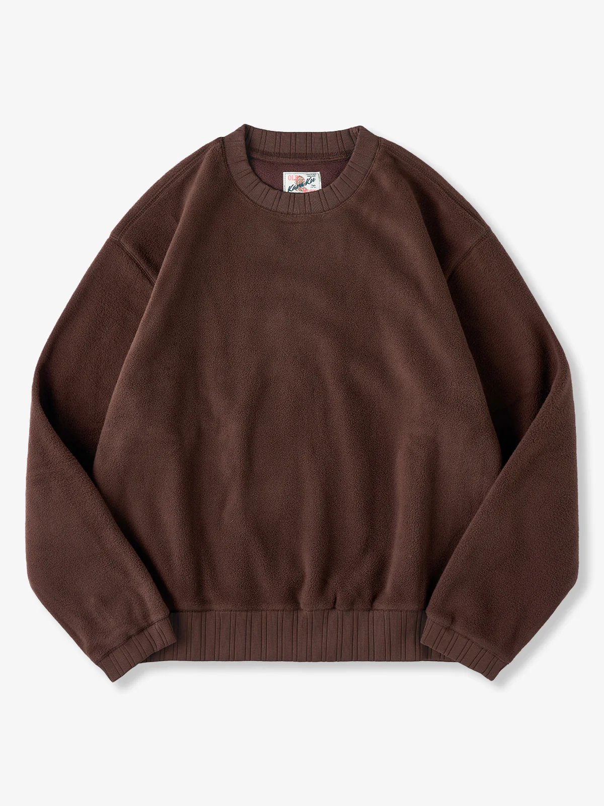 Thumbhole Sleeve Polar Fleece Sweatshirt - Image 3