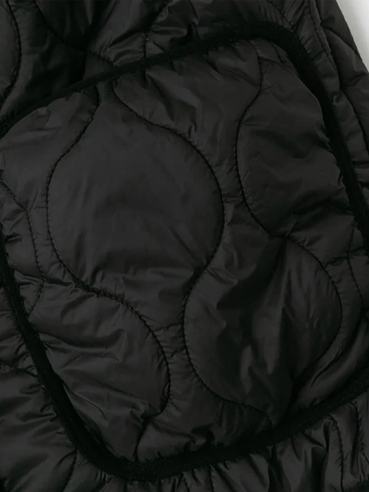 Quilted Vest with Embroidery and Double Zipper - Image 15