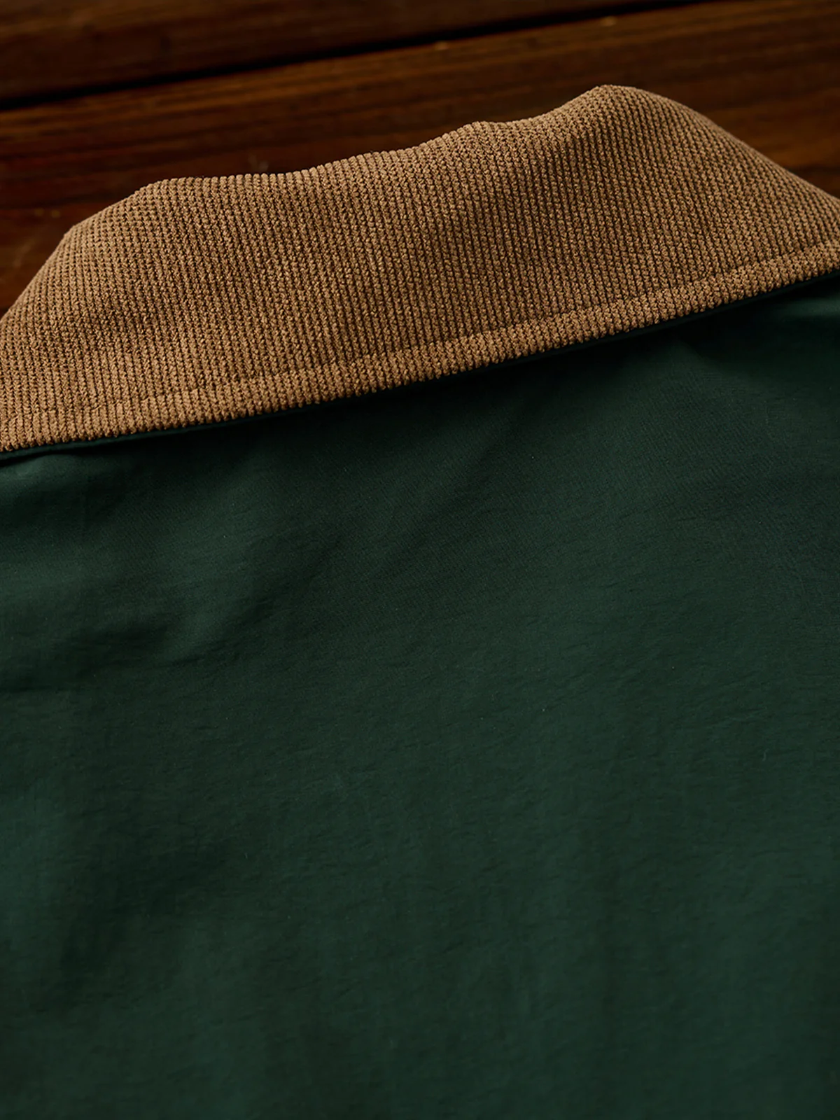 Corduroy-Lined Collar and Cuffs Water-Repellent Hunting Jacket - Image 13