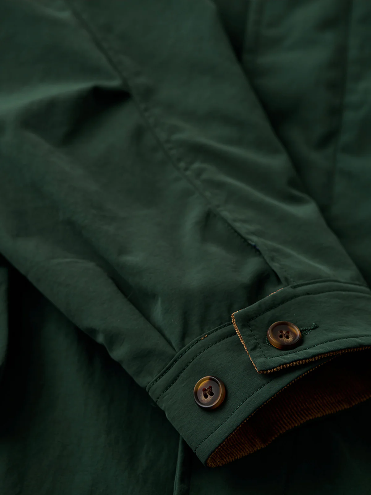 Corduroy-Lined Collar and Cuffs Water-Repellent Hunting Jacket - Image 15