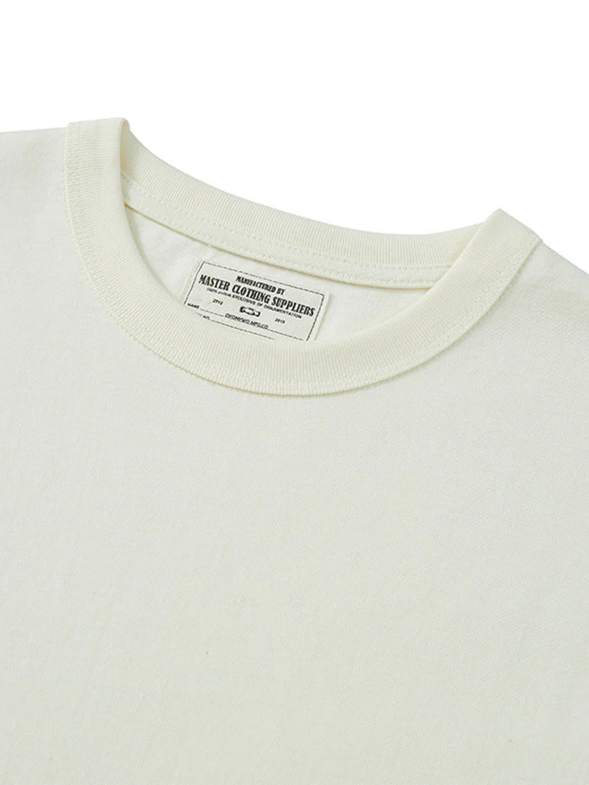 Contrasting Stripes Sleeve Heavyweight Biker Long Sleeve Tee - Image 12