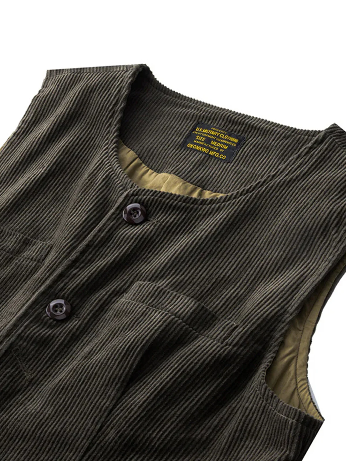 Vintage Corduroy Work Vest - Image 8