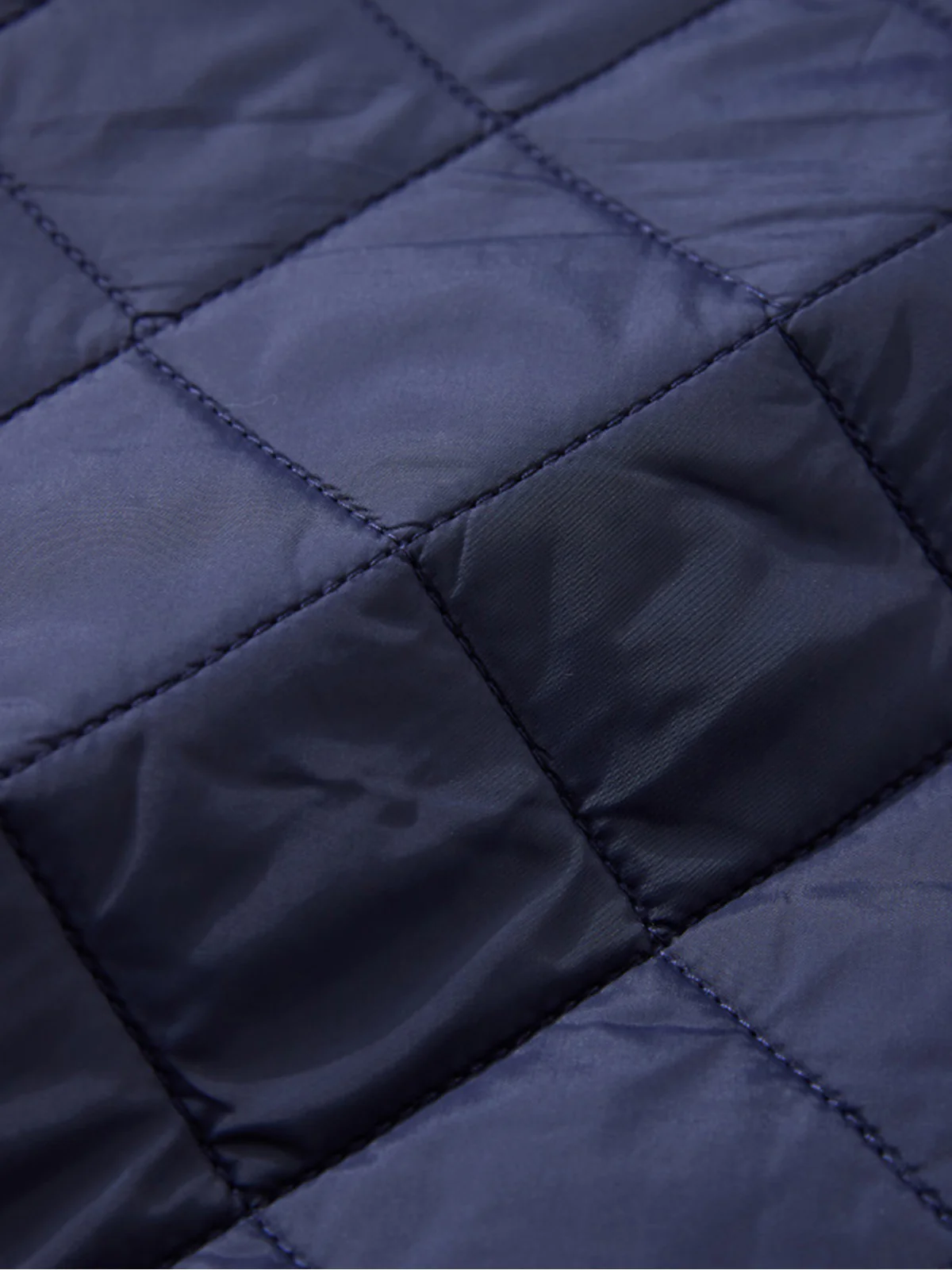 Corduroy Quilted Padded Vest with Stand Collar - Image 21