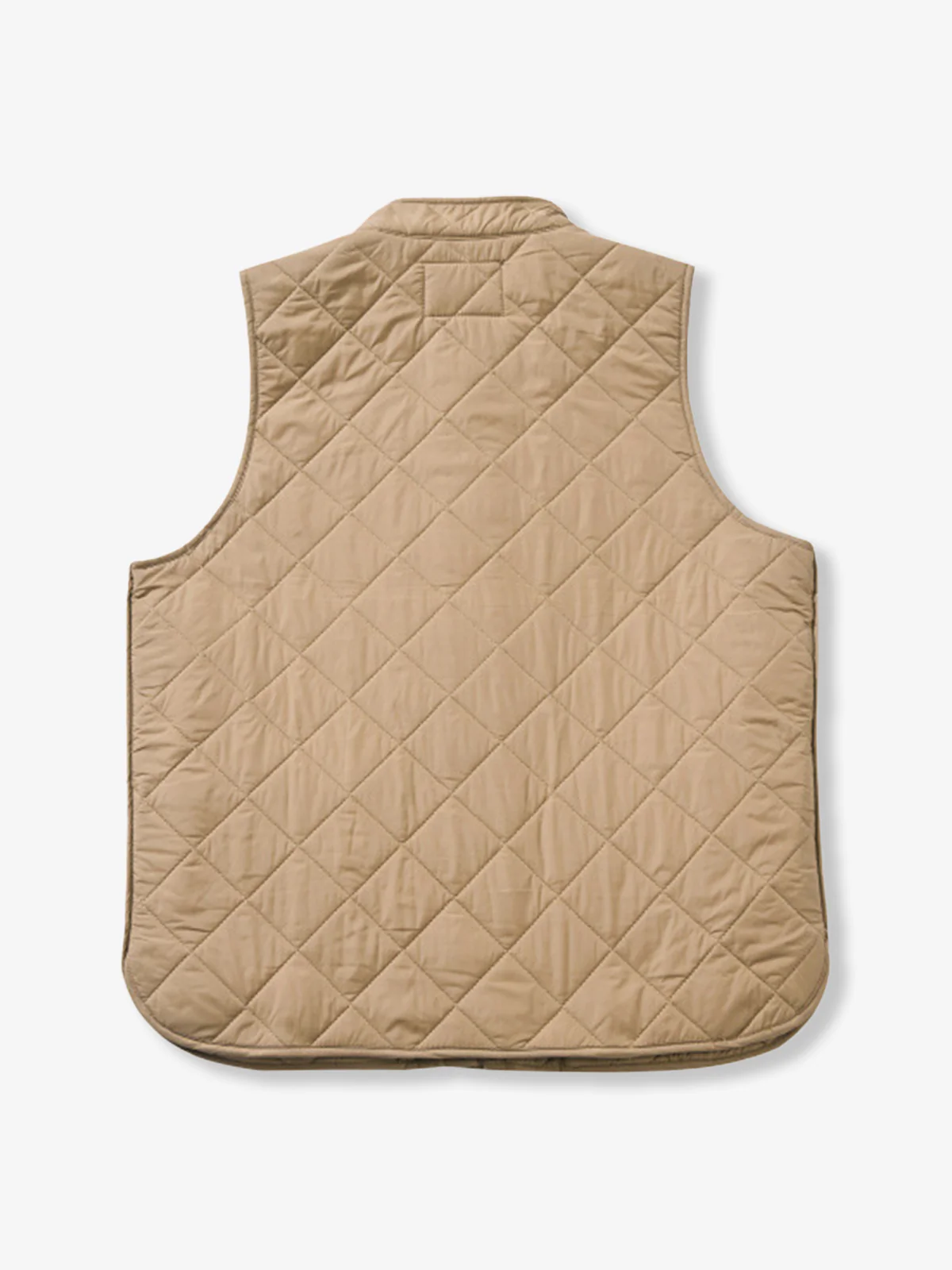 Corduroy Quilted Padded Vest with Stand Collar - Image 5