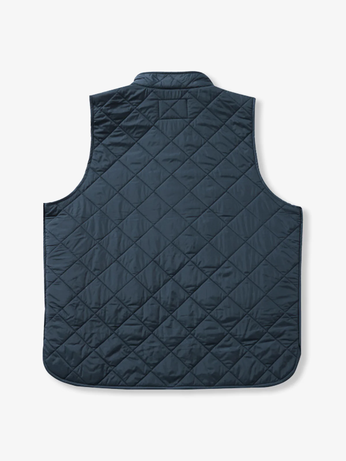 Corduroy Quilted Padded Vest with Stand Collar - Image 7