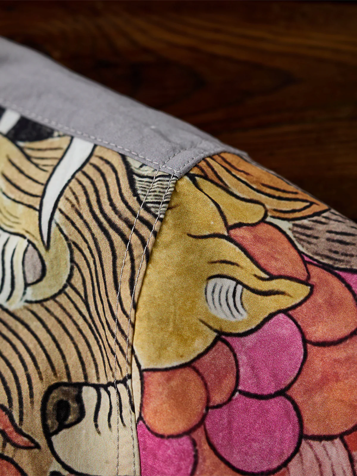 KARAKU×Ayako Ishiguro "Hundred-headed Fish" Ukiyo-e Style Tencel Aloha Shirt - Image 13