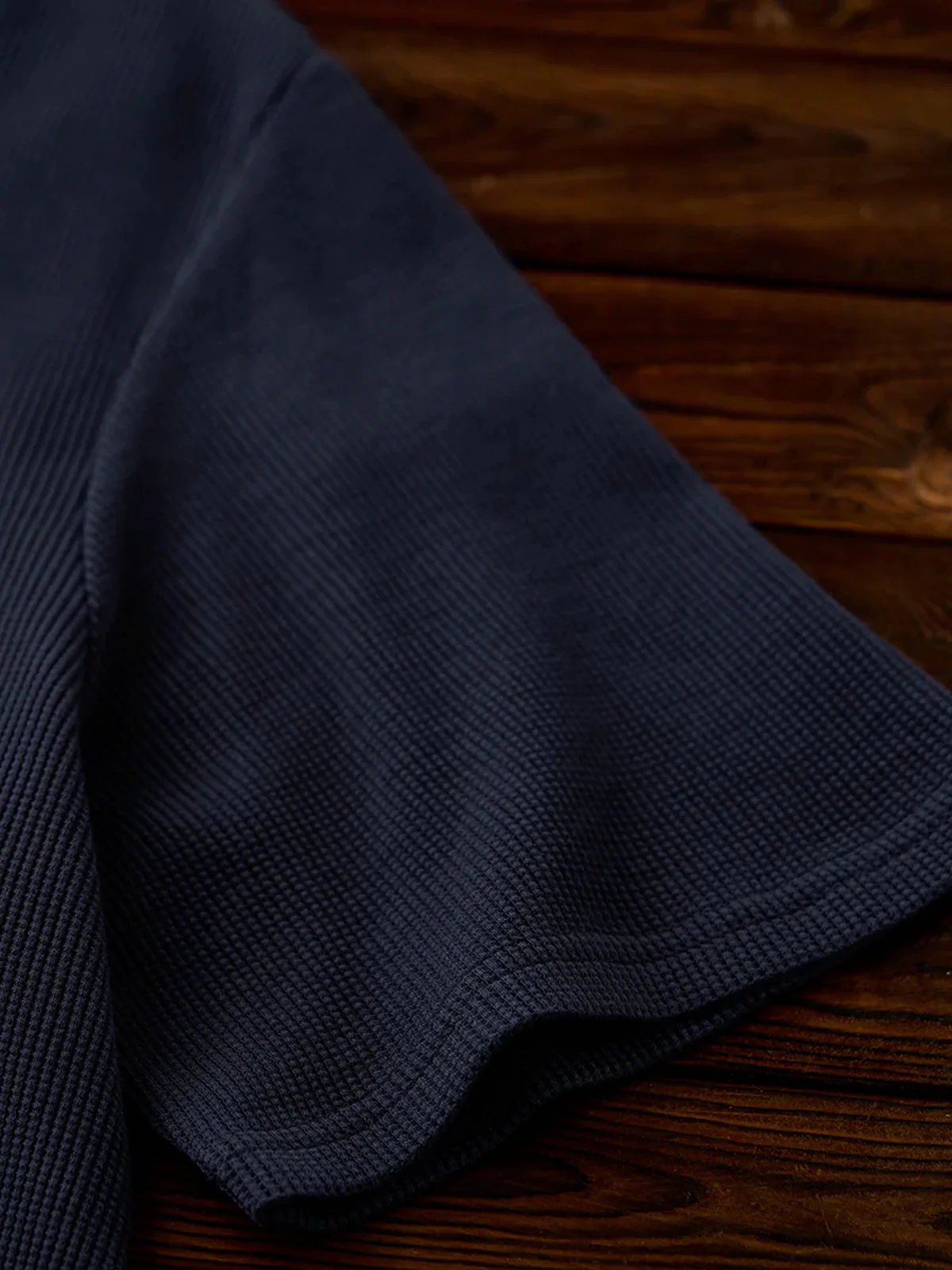 Waffle No-Button Polo Shirt - Image 13