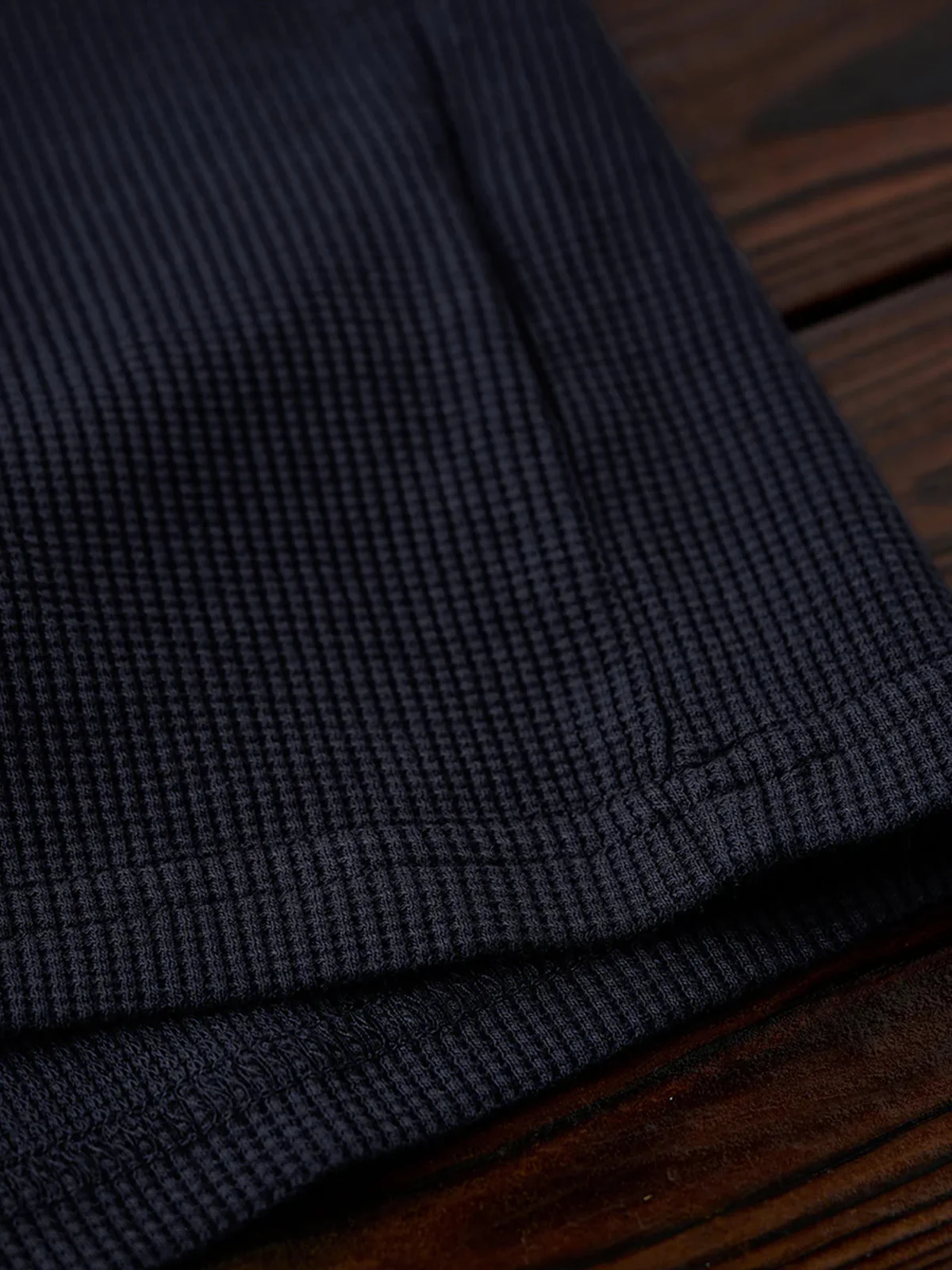 Waffle No-Button Polo Shirt - Image 14