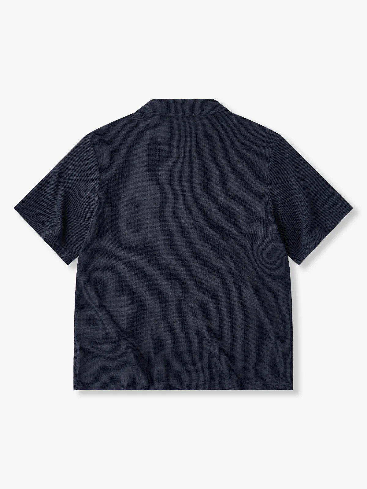 Waffle No-Button Polo Shirt - Image 4