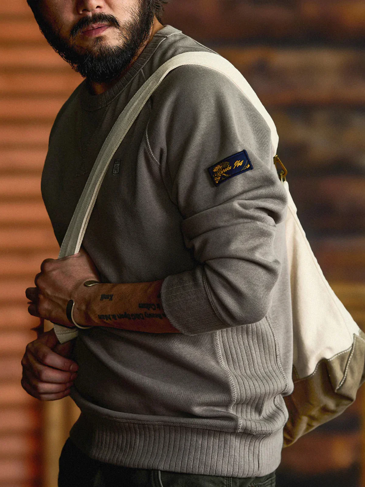 Custom Rib Crewneck Sweatshirt - Image 10