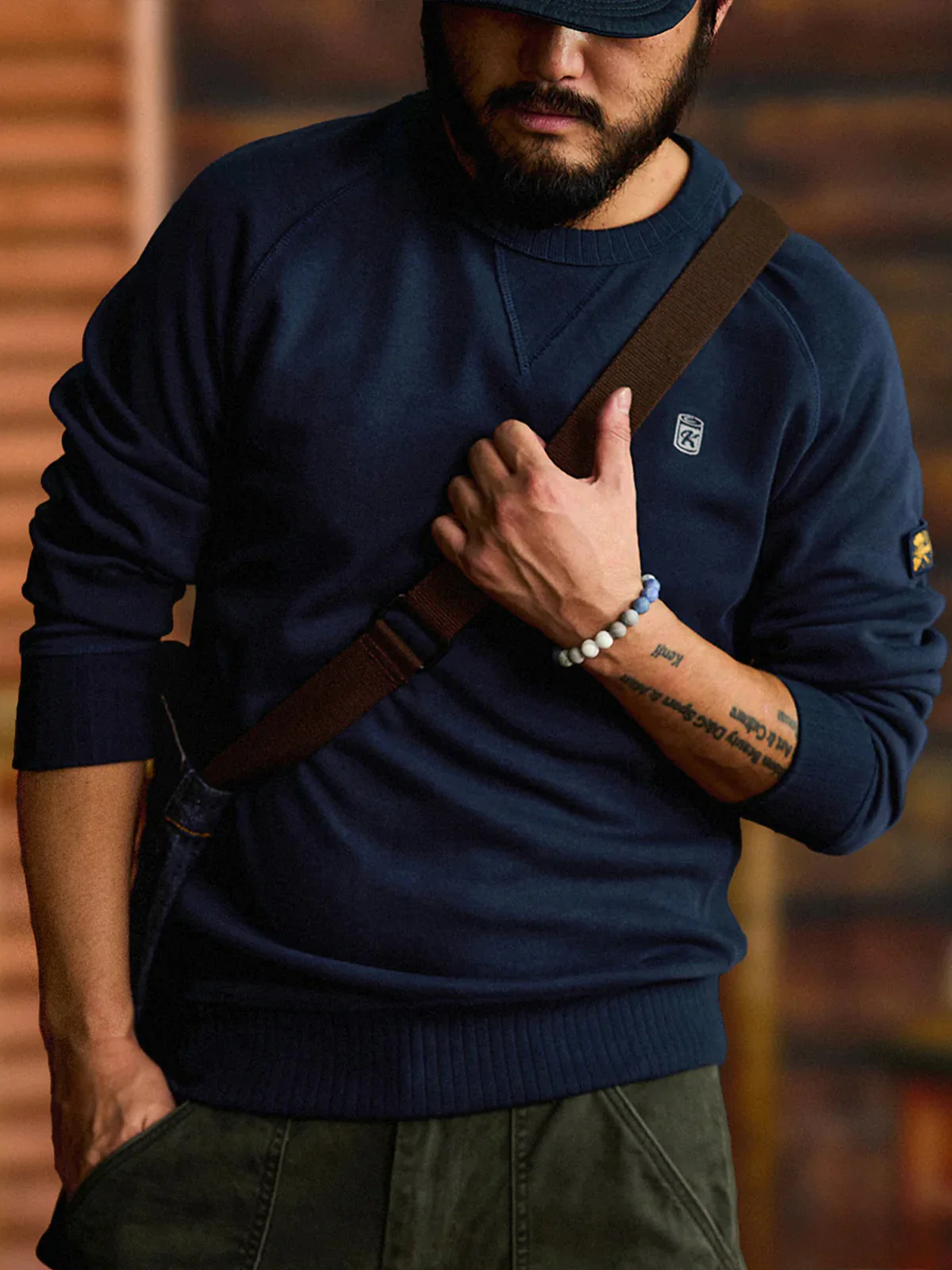 Custom Rib Crewneck Sweatshirt - Image 12