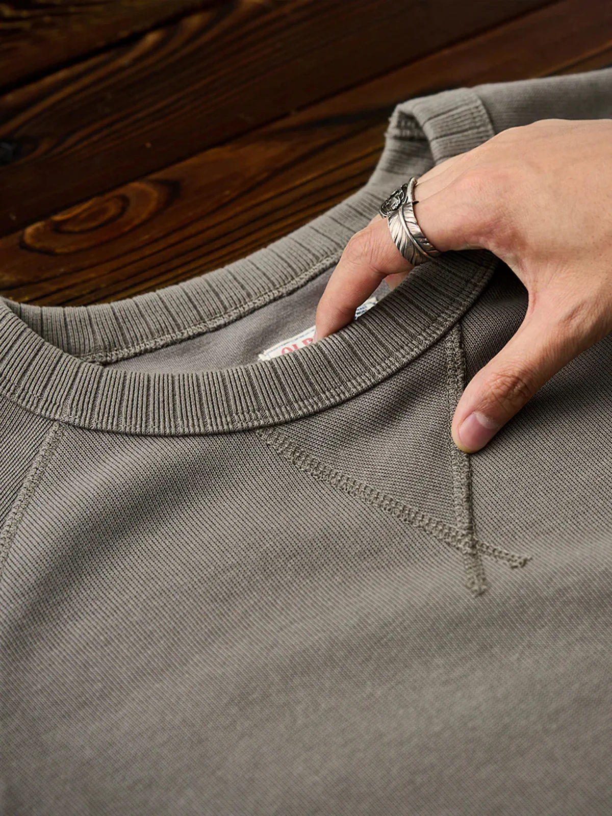 Custom Rib Crewneck Sweatshirt - Image 17