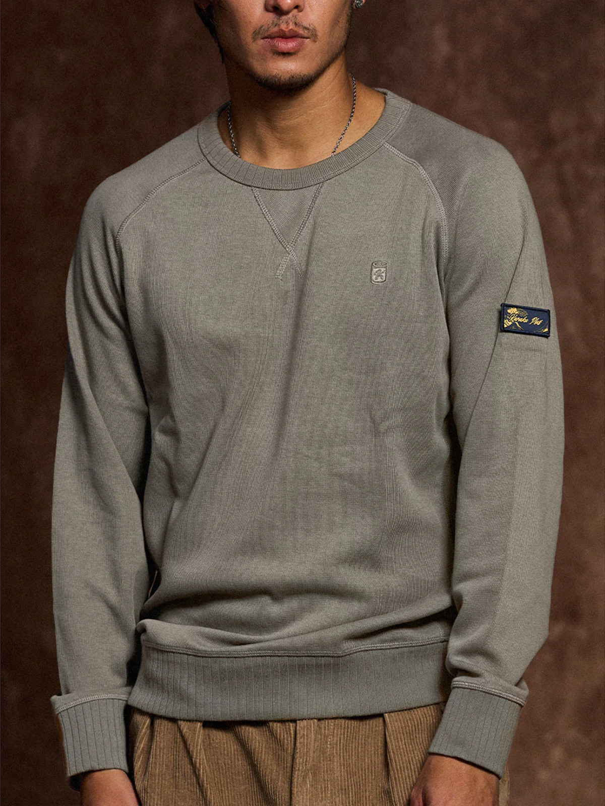 Custom Rib Crewneck Sweatshirt - Image 6