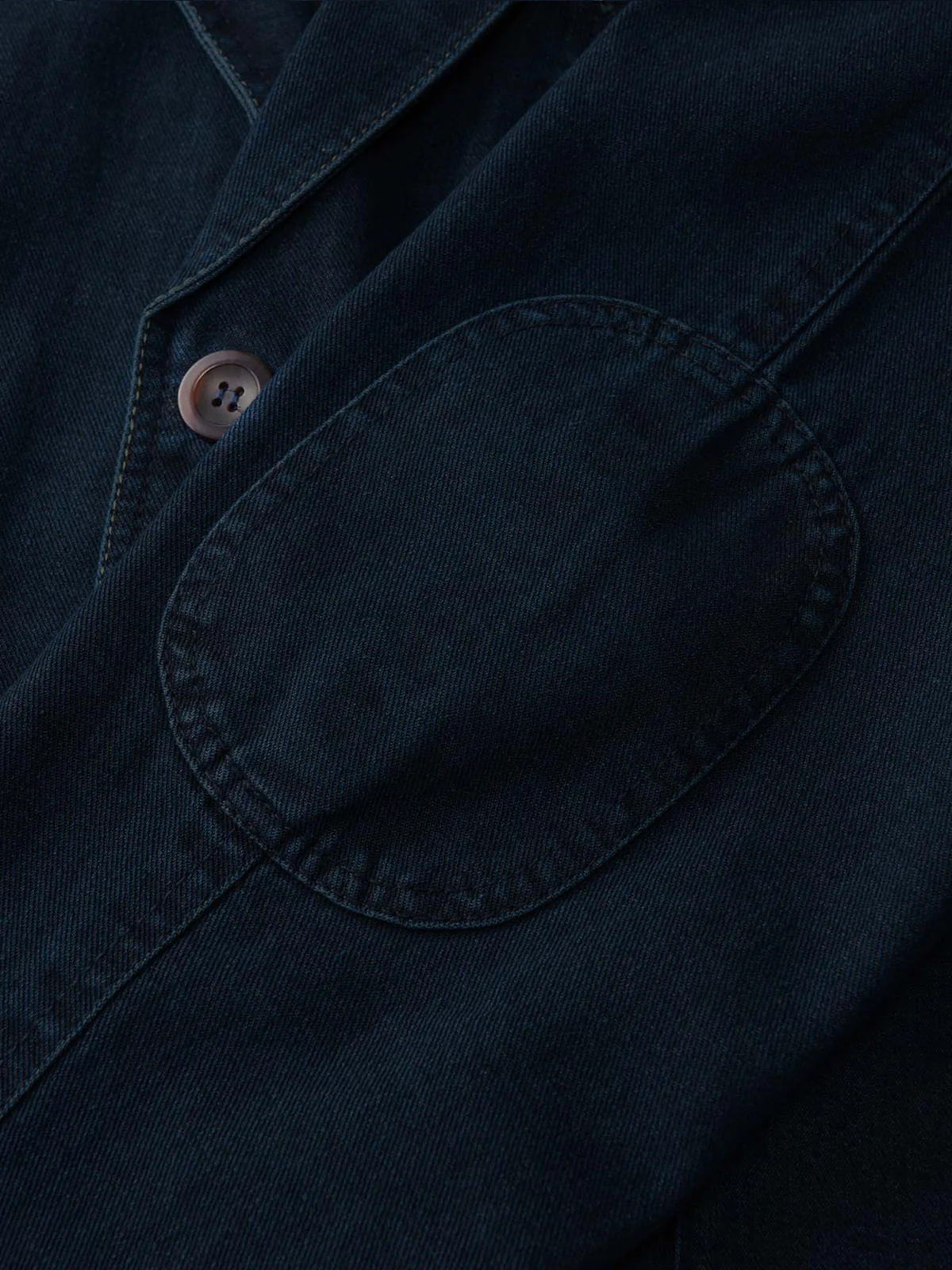 Multi-Stripe Lined Denim Blazer Jacket - Image 16