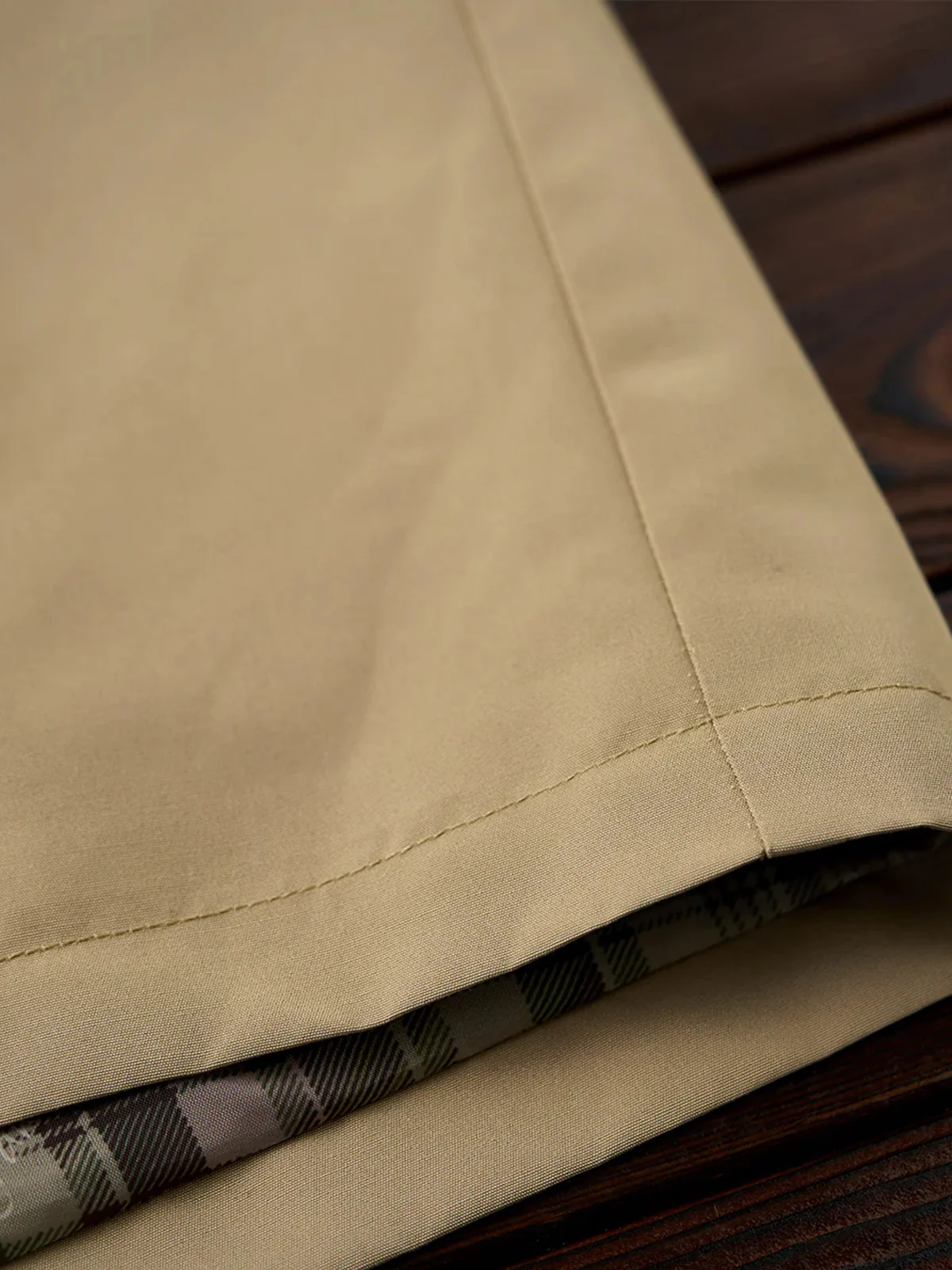 Corduroy Collar Functional Balmacaan Coat - Image 13