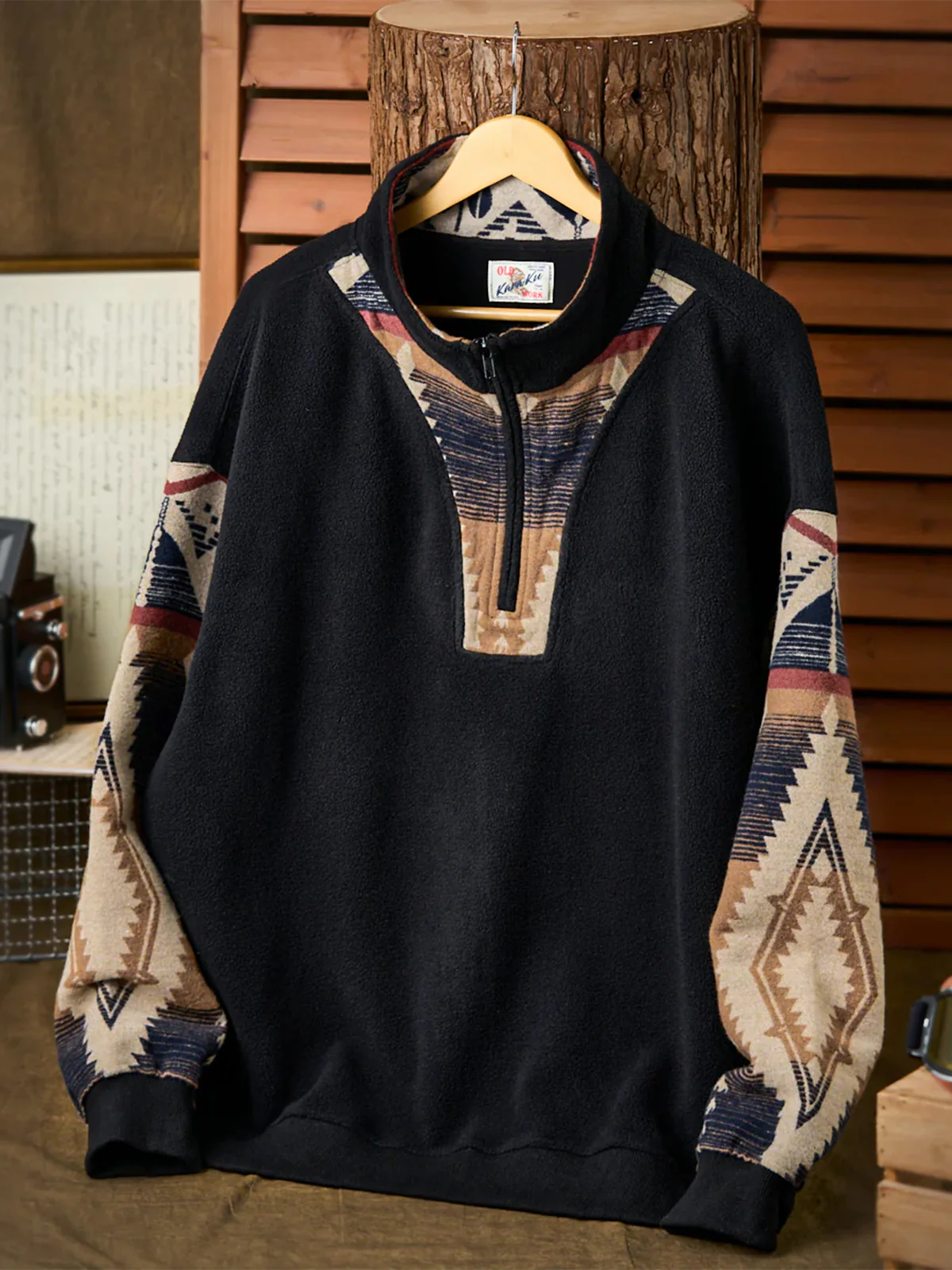 Navajo Half-Zip Polar Fleece Pullover Sweatshirt - Image 13