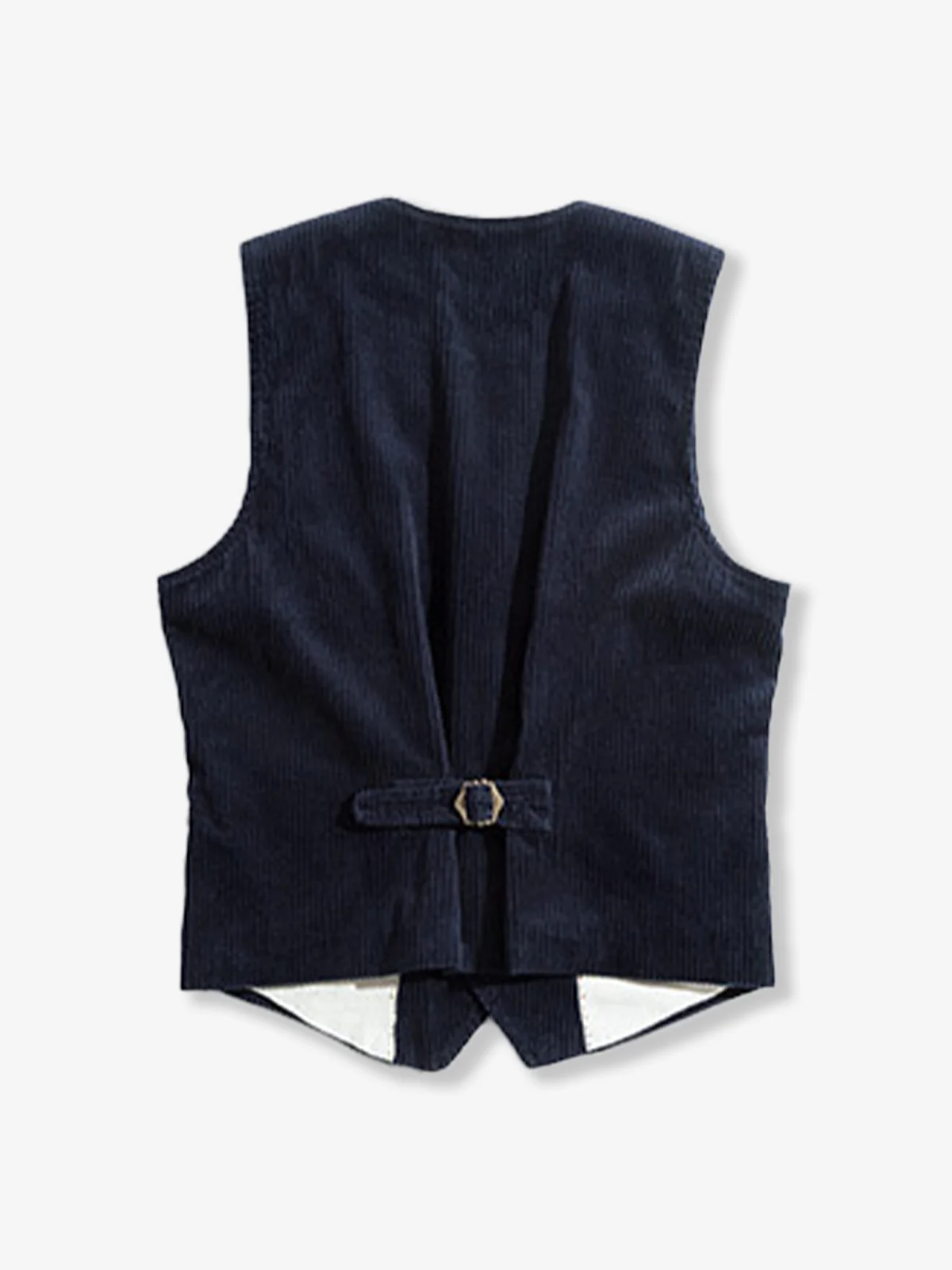 V-neck Corduroy Work Vest - Image 4