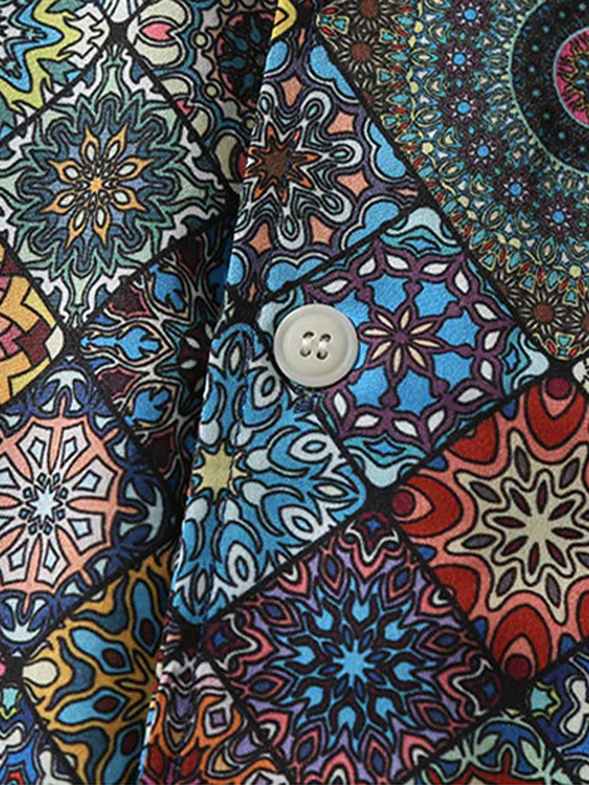 HAWAII ALOHA "Summer Kaleidoscope" all-over Hawaiian shirt - Image 10