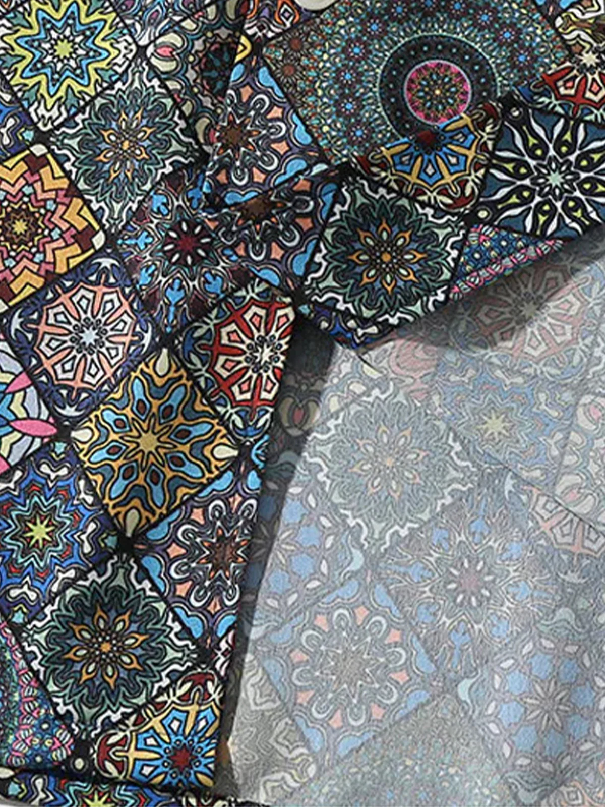 HAWAII ALOHA "Summer Kaleidoscope" all-over Hawaiian shirt - Image 12