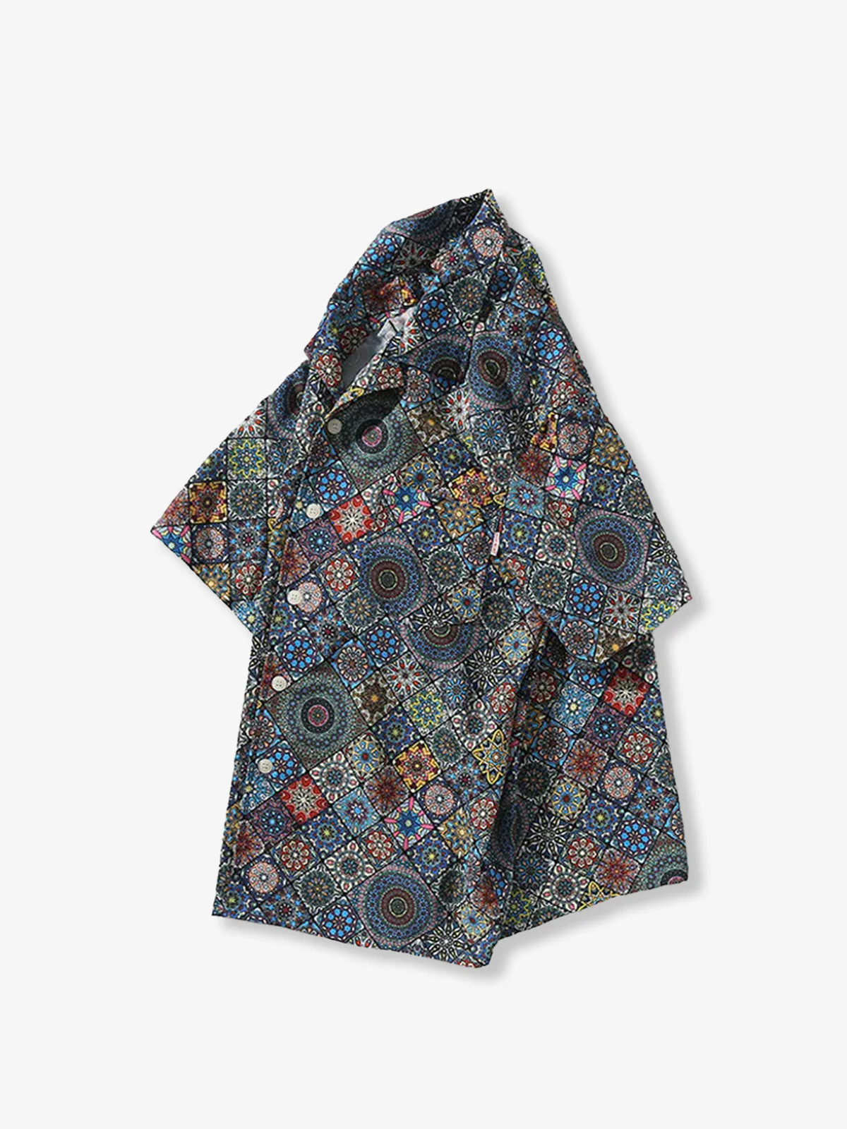 HAWAII ALOHA "Summer Kaleidoscope" all-over Hawaiian shirt - Image 4