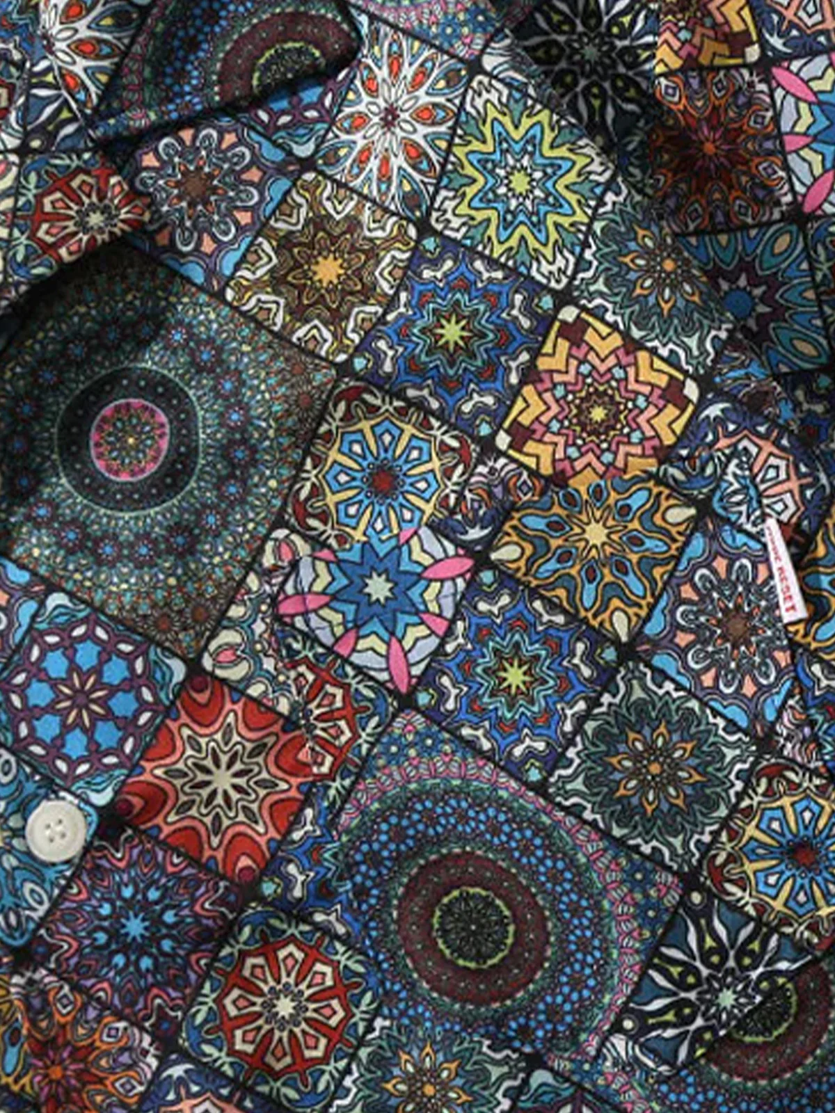 HAWAII ALOHA "Summer Kaleidoscope" all-over Hawaiian shirt - Image 9