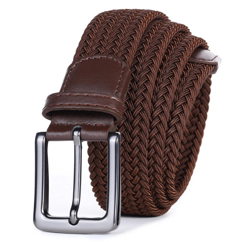 Handwoven Solid Color Stretch Belt - Image 10