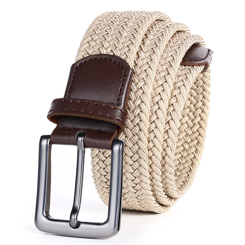 Handwoven Solid Color Stretch Belt - Image 11