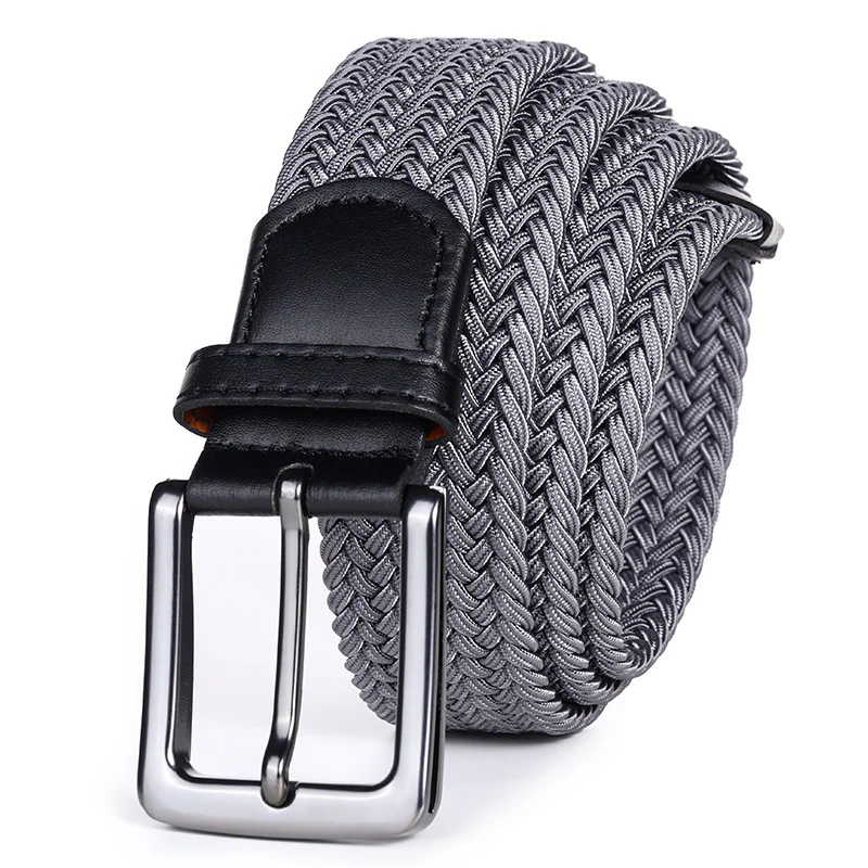 Handwoven Solid Color Stretch Belt - Image 8