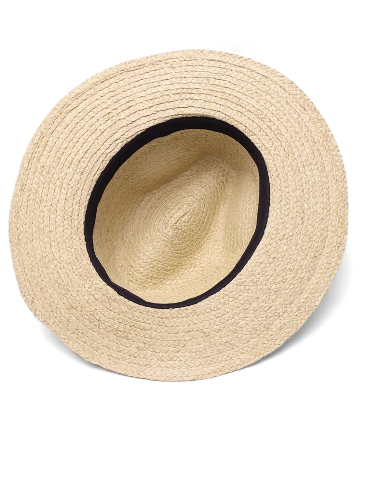 Handmade Curled Brim Jazz Straw Hat - Image 10