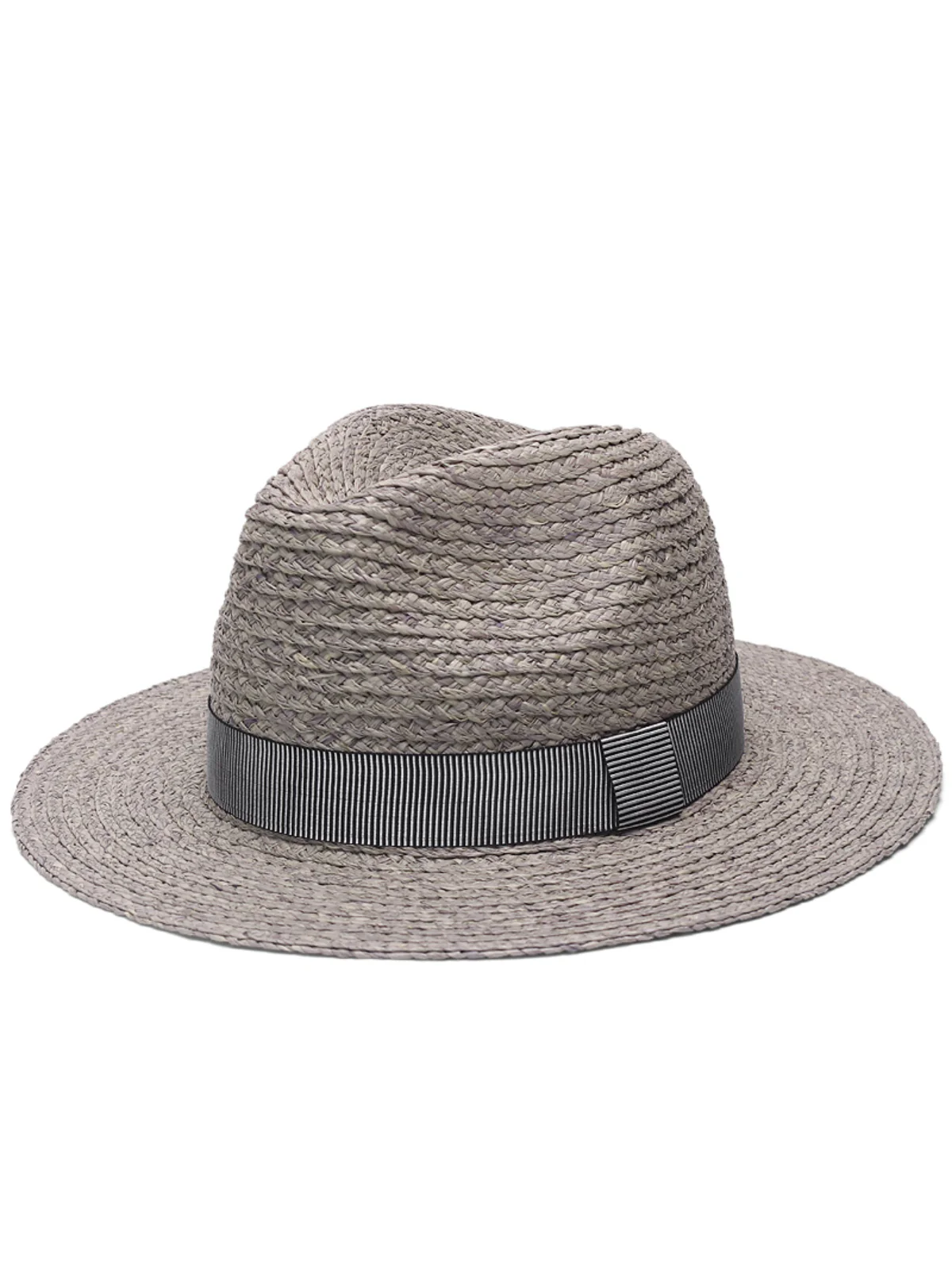 Handmade Curled Brim Jazz Straw Hat - Image 6