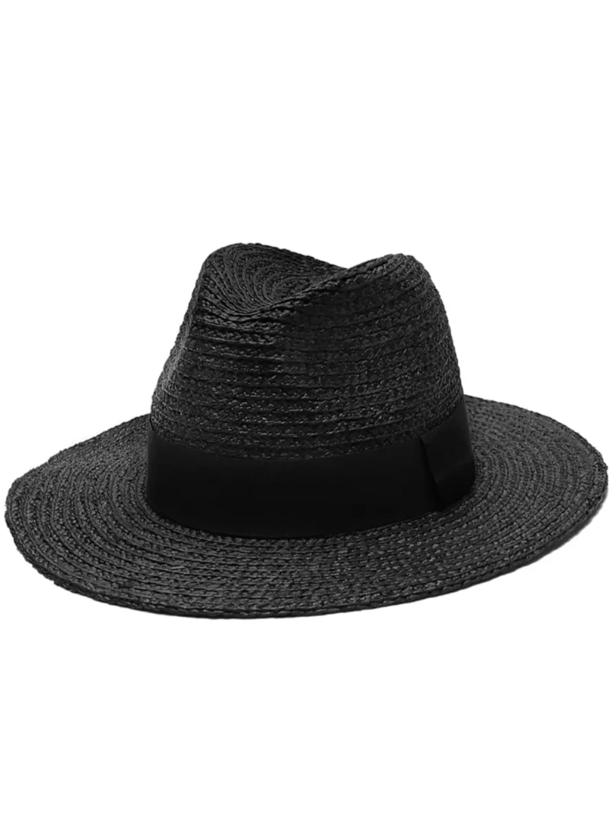 Handmade Curled Brim Jazz Straw Hat - Image 9