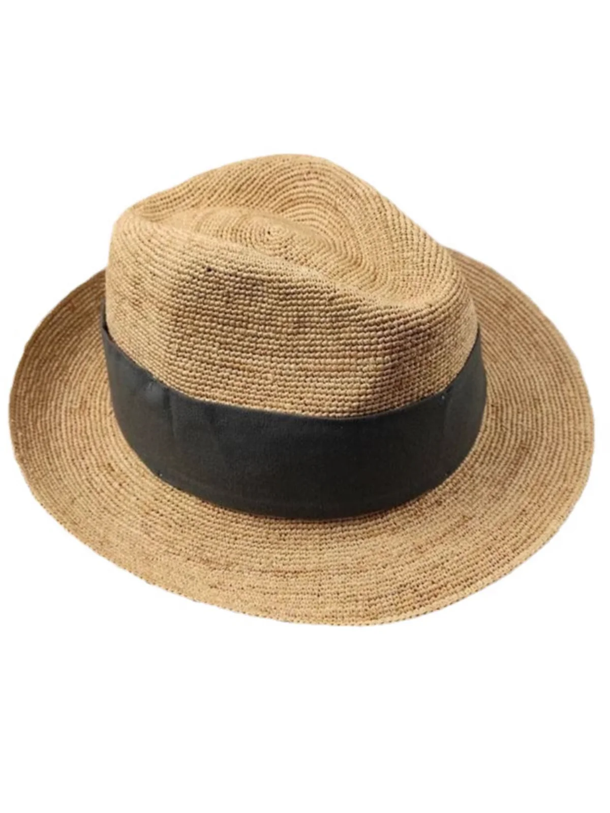 Panama Hand-Woven Sun-Proof Straw Hat - Image 5